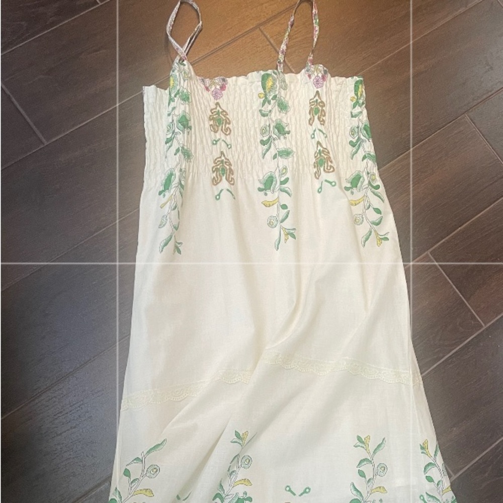 Empire waist cut hippie chic ankle length summer dress